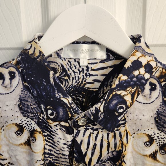 Haight & Ashbury Liquid Cotton S/S Button Down Shirt - Picture 2 of 3